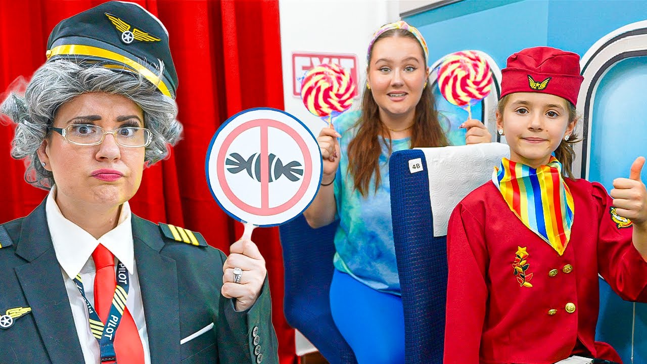Ruby and Bonnie Airplane adventures for kids