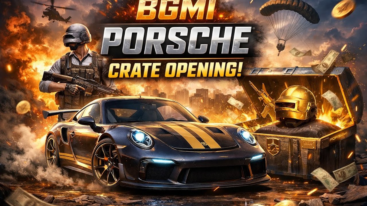 50000$ UC Porsche Supercar CreateOpening I #Bgmi #livestream #porsche #bgmi