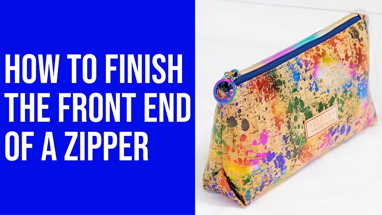 How to Finish the Front End of a Zipper