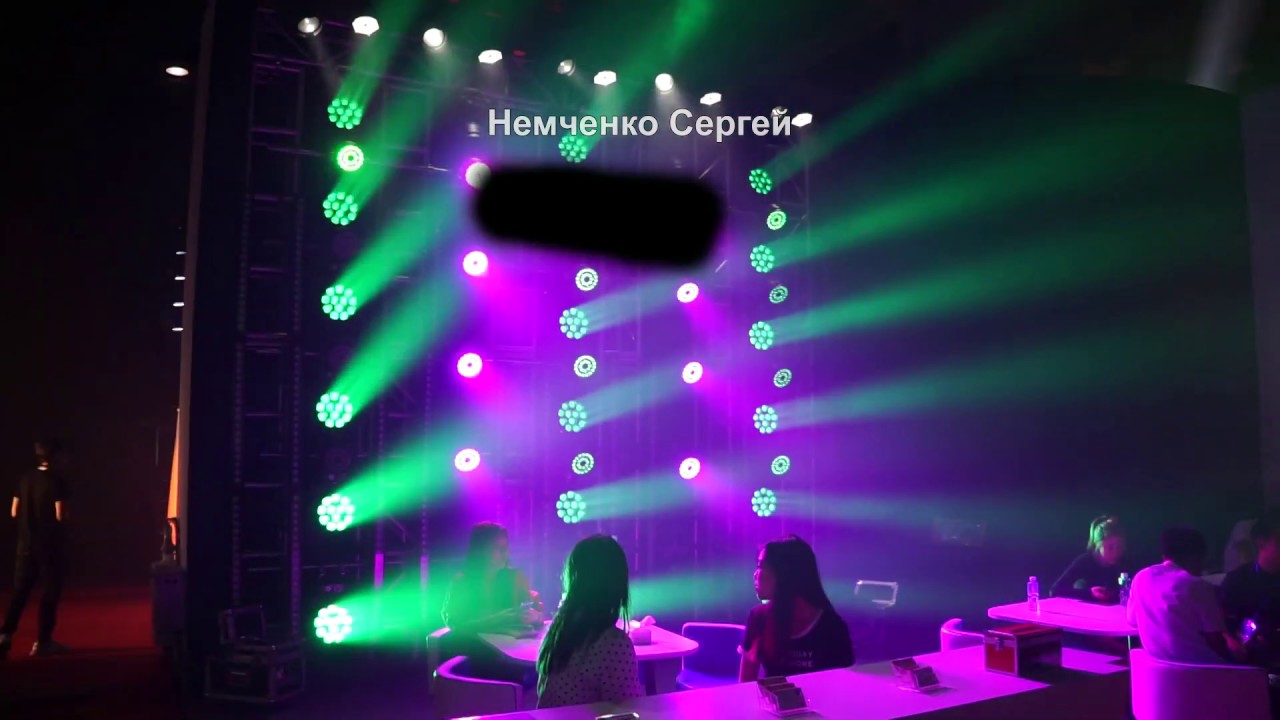 EYD, 12x40W Led Beam Zoom, Led Bar 18x18w, 114214, Цветомузыка