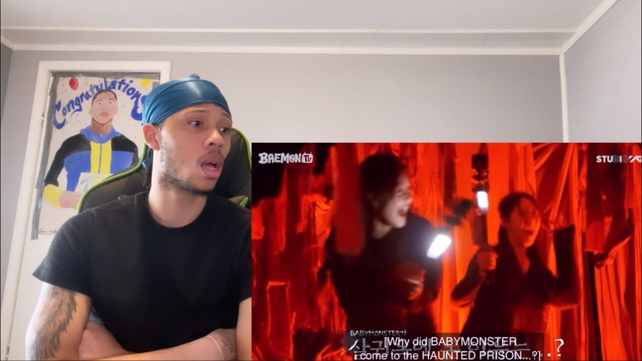JamarioReacts To BABYMONSTER BAEMON TV - Haunted House Ep. 1
