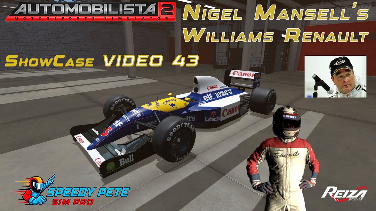 AMS2 | Video 44 | Nigel Mansell's Wiliams V10 Renault Car Showcase | F1 Classic Gen 4 Model 2 | 4K