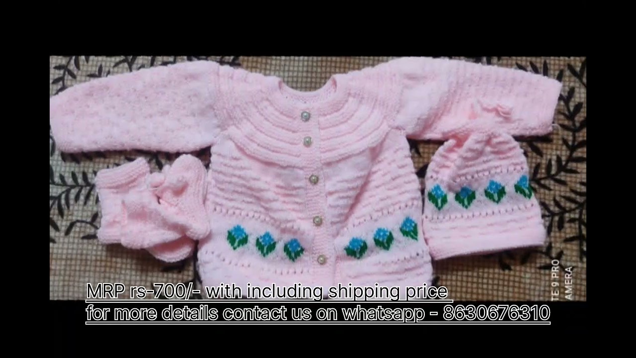 Beautiful handmade collection #handmade sets #woolen handmade #kids winter sets