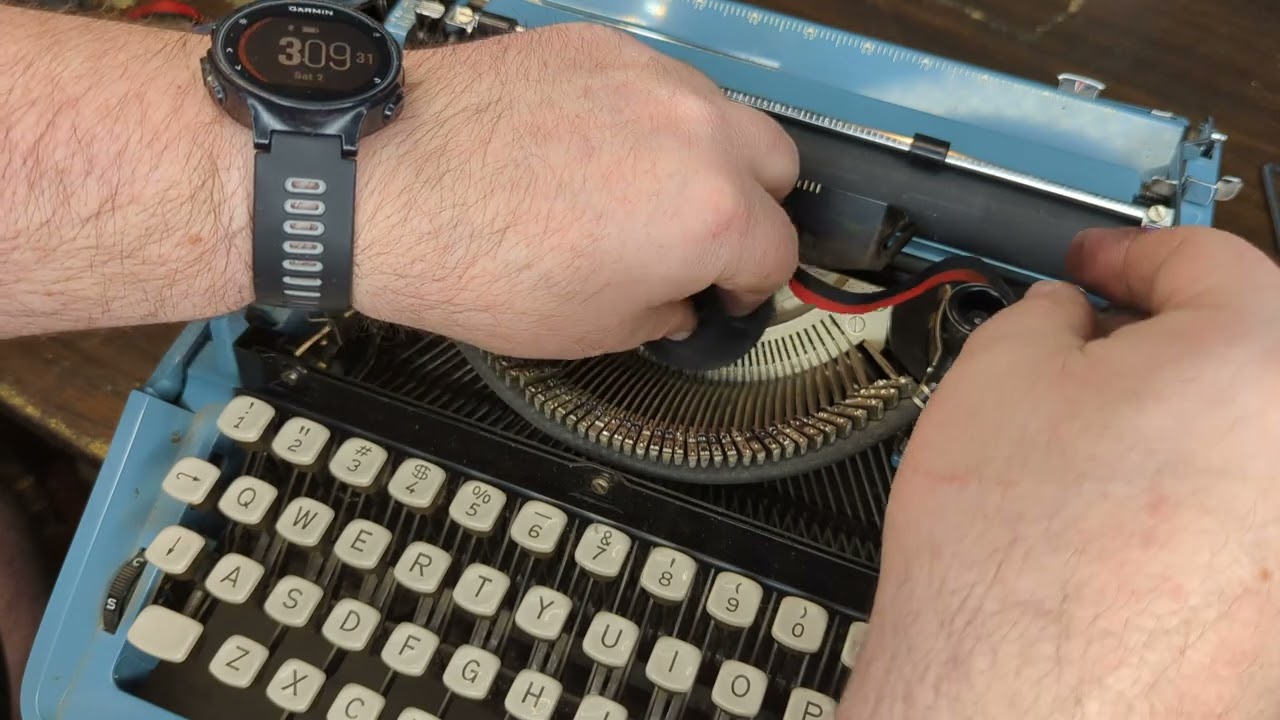 How to replace the ribbon on newer post WWII Remington typewriters