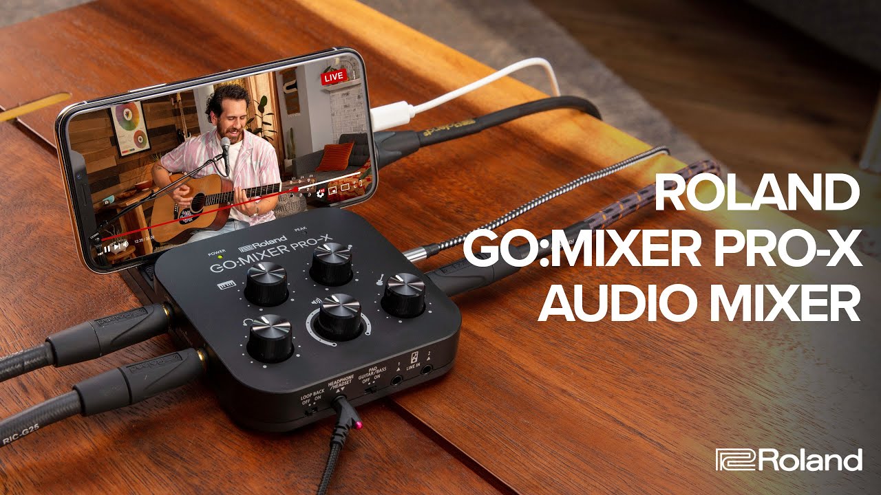 Аудиомикшер Roland GO:MIXER PRO-X для смартфонов