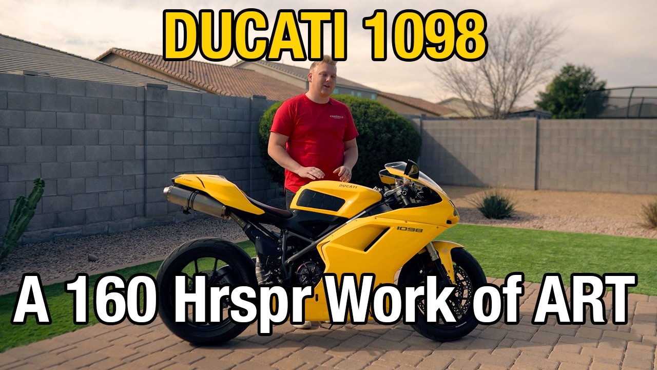 Ducati 1098 &mdash; это произведение искусства мощностью 160 лошадиных сил.
