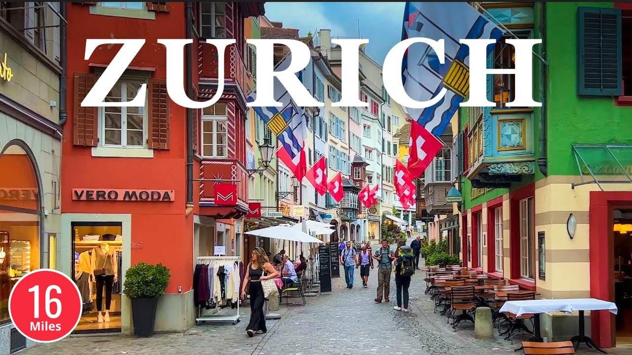 Zurich Switzerland🇨🇭Old Town Walking Tour