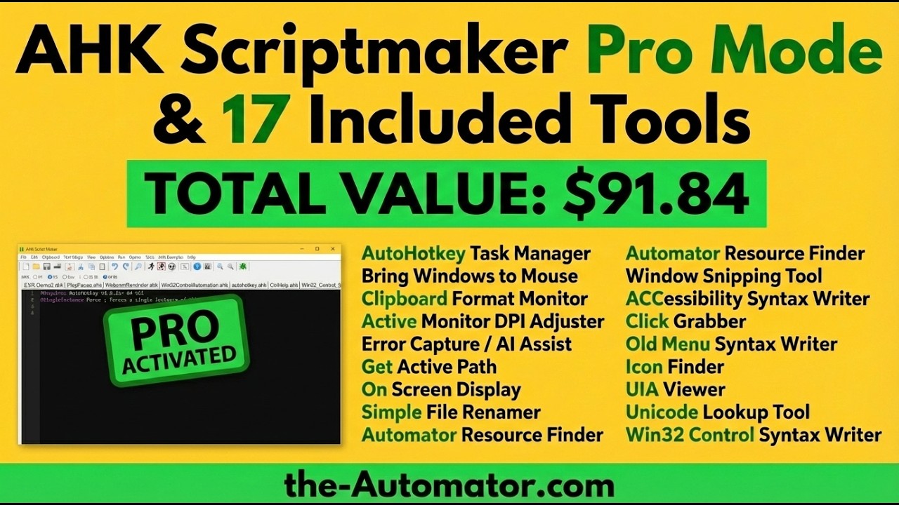 ⚡ I Just Unlocked Pro Mode - These AutoHotkey Tools Will Blow Your Mind