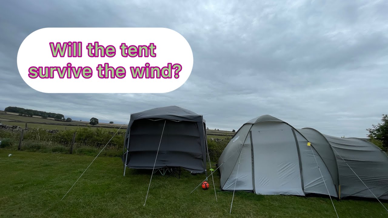 Last minute camping trip | Family time | One night of wind and rain 🌧️ Five acres farm in Matlock