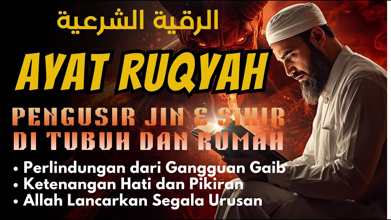 POWERFUL RUQYAH RUQYAH RUMAH PENGUSIR JIN SETAN & SIHIR DI RUMAH & TUBUH PENENANG HATI & PIKIRAN