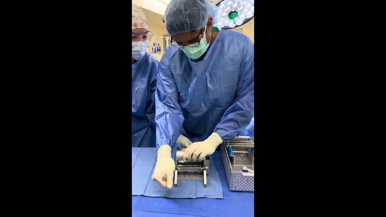 How to Mesh a Skin Graft  by Plastic Surgeon Dr. Viradia #howto #skincare #skincareroutine #tampa