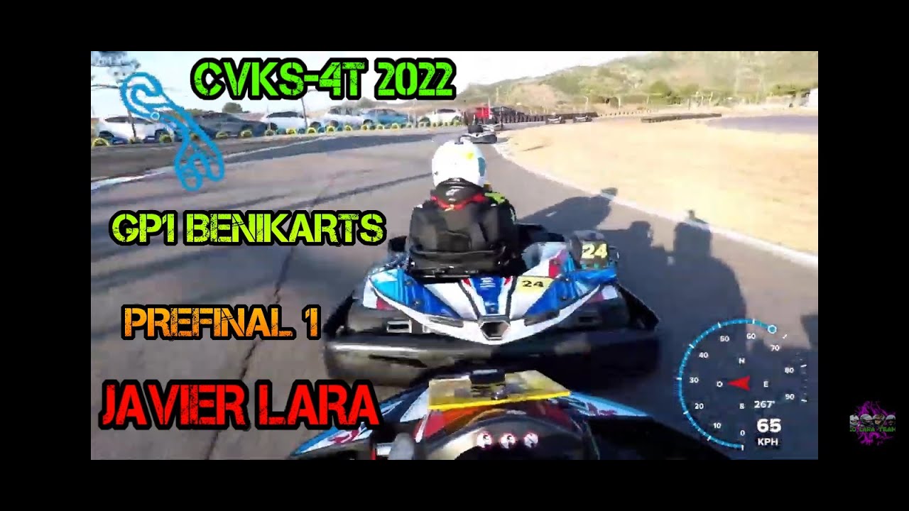 CVKS-4t 2022 , Gp1 Benikarts , prefinal 1 on board Javier Lara