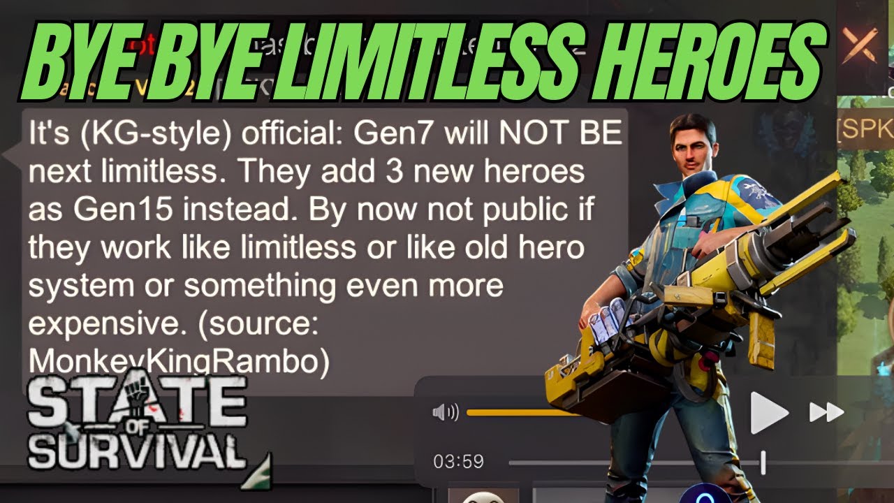 THE END OF LIMITLESS HEROES | STATE OF SURVIVAL