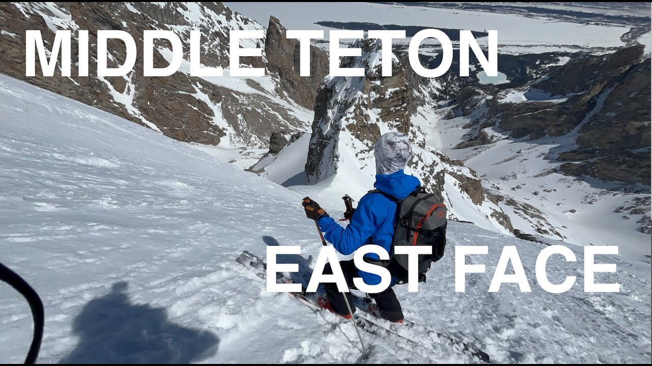 Skiing Middle Teton East Face Glacier Route