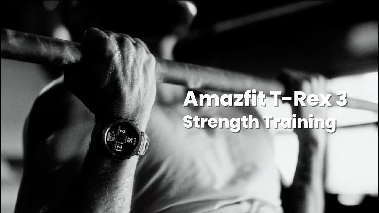 Amazfit T-Rex 3 Strength Training Tutorial