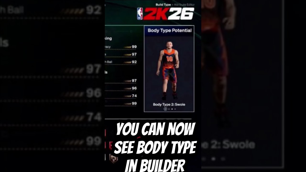 FIRST LOOK AT NBA 2K26 MYPLAYER BUILDER 