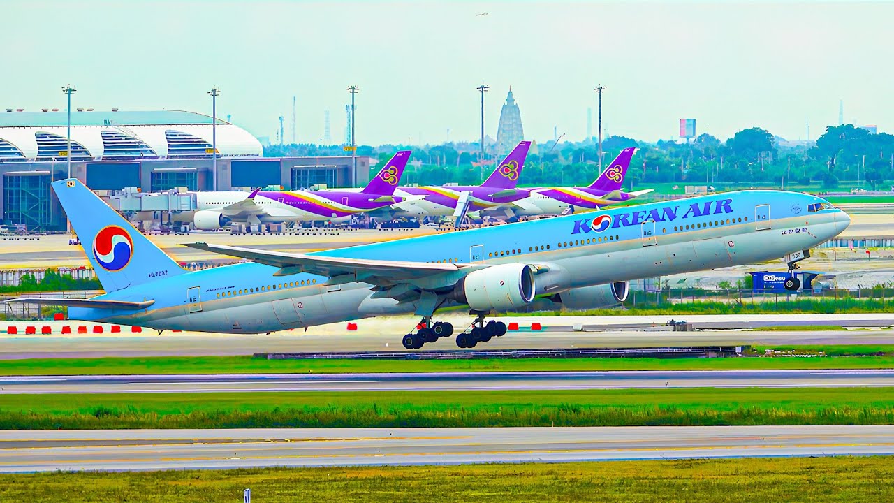 20 Minutes of Best Plane Spotting at BANGOK Suvarnabhumi International Airport [BKK/VTBS]