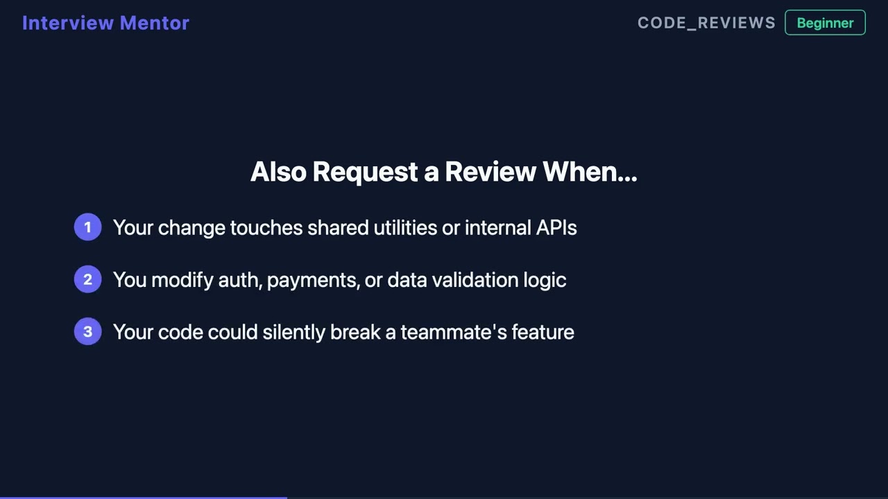 When Should You Request a Code Review?