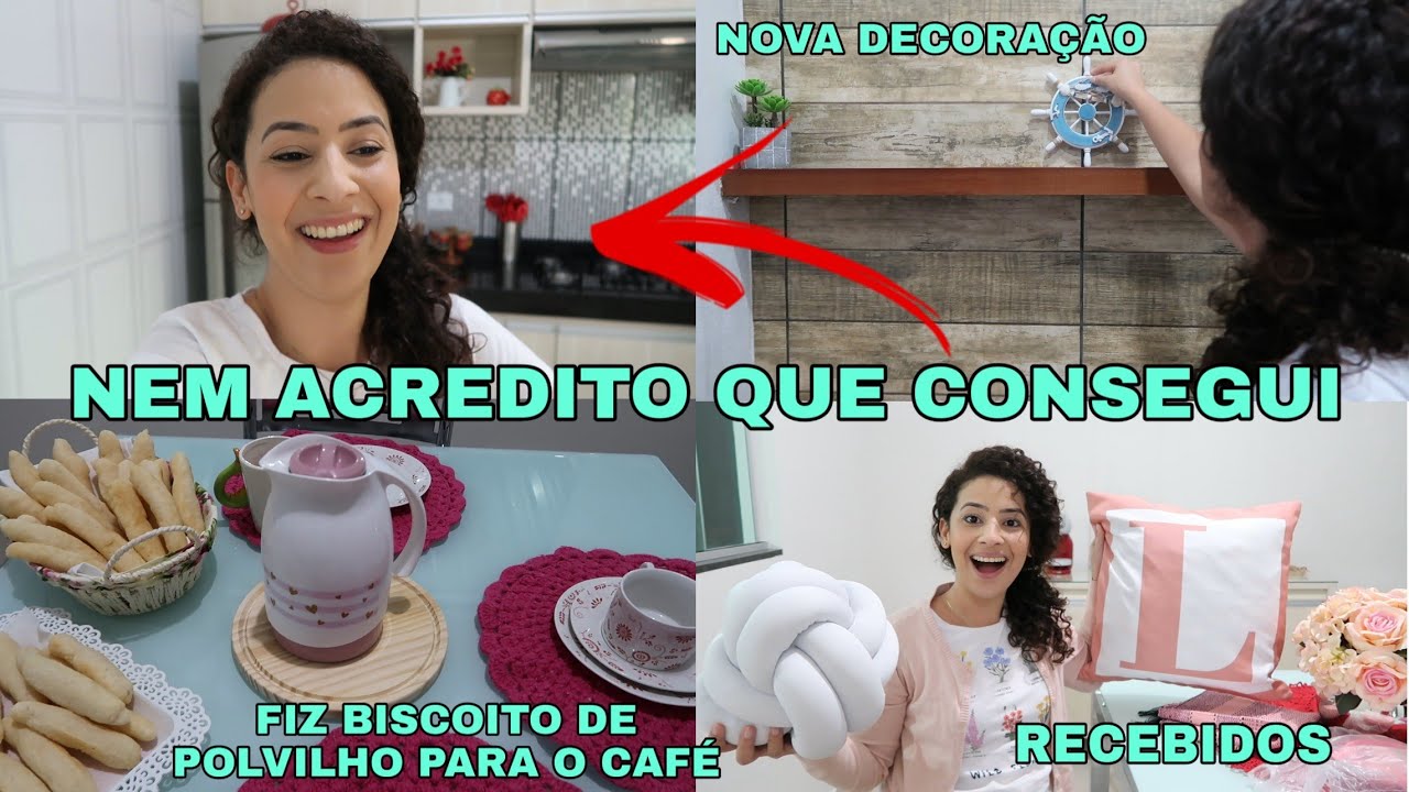 NOVIDADE SOBRE MINHA CNH,NOVA DECORAÇÃO DO LAVABO,BISCOITO DE POLVILHO FRITO SEM ESTOURAR +RECEBIDOS
