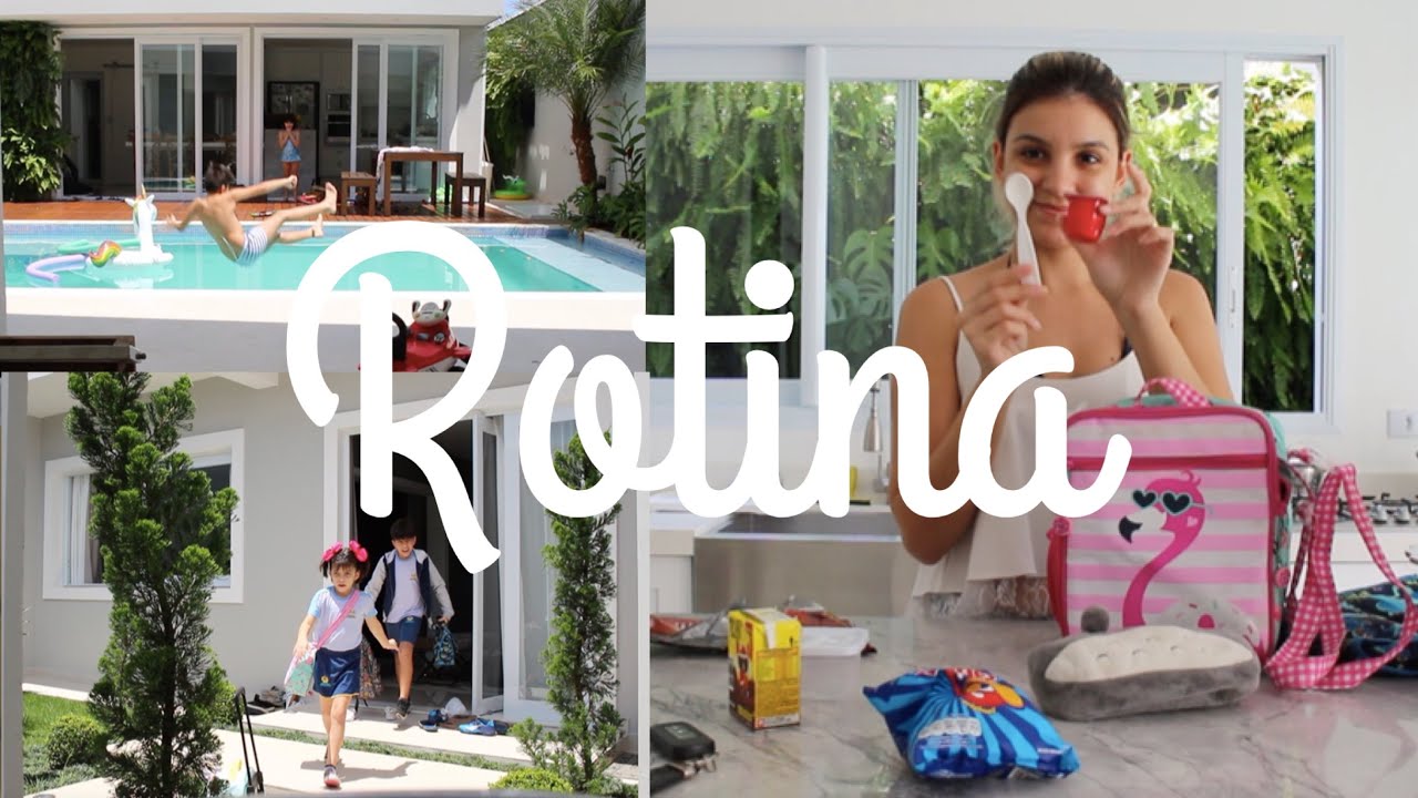 ROTINA DA MANHÃ DE UMA MÃE DE TRÊS