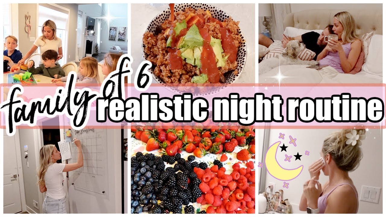 *NEW* NIGHT ROUTINE REALISTIC FAMILY OF 6 NIGHT ROUTINE TIFFANI BEASTON HOMEMAKING SPRING 2024