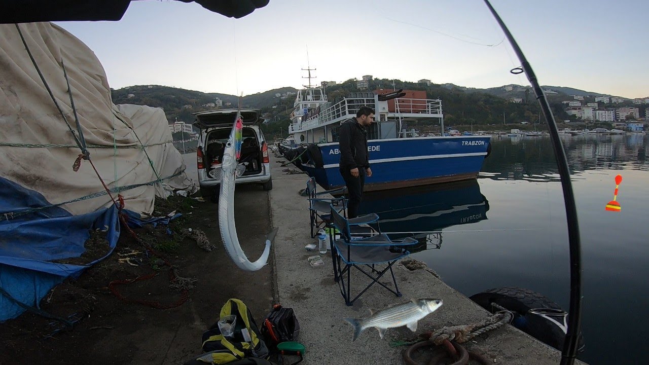 Kıyıdan AT-ÇEK Yaparak İnanılmaz Balıklar Yakaladık || Zargana, Kefal, İstavrit