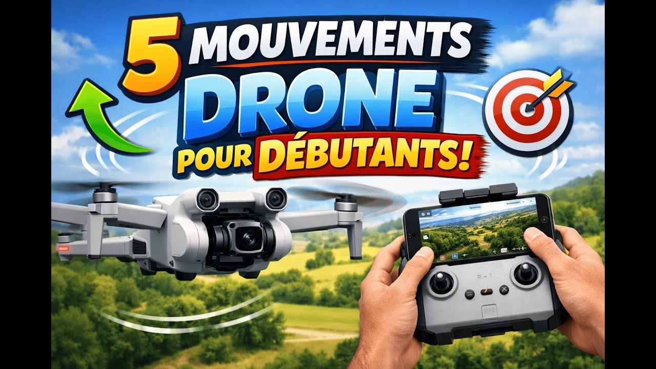 Apprendre à piloter un drone 5 mouvements essentiels pour débutants