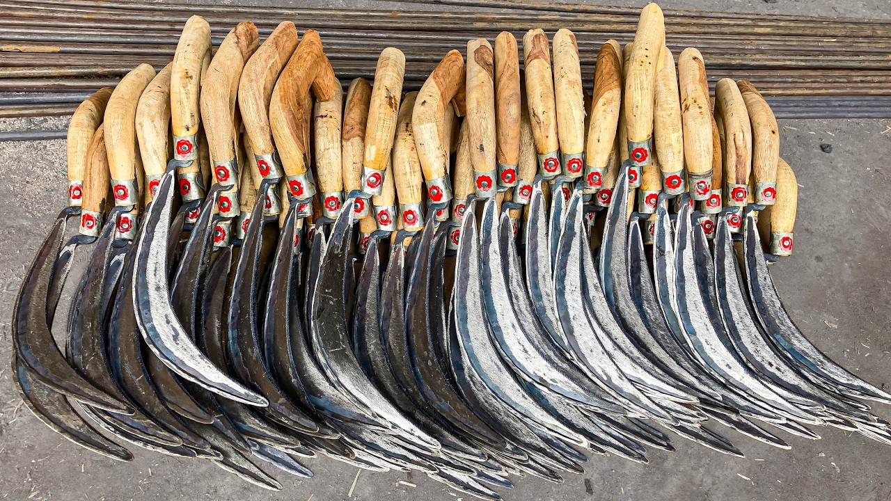 Mass Production of Agricultural Harvesting Tool | Sickles Forging Process By Expert Blacksmiths