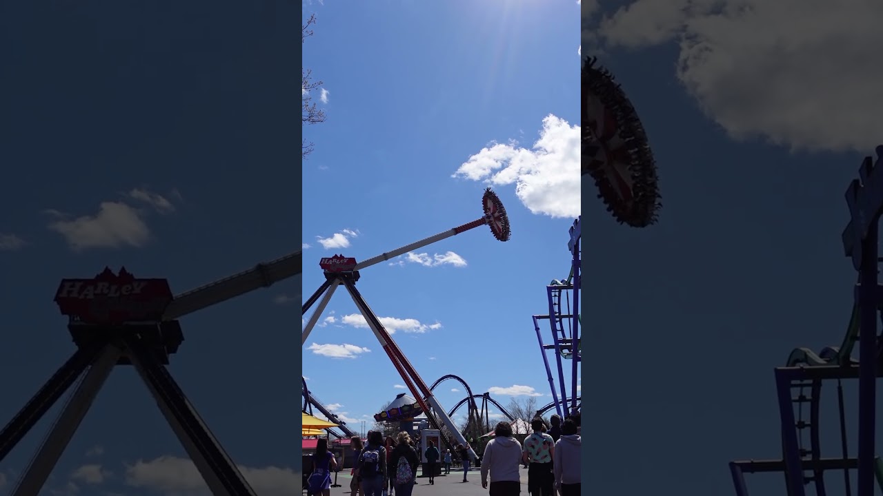 Look How High They Get | Harley Quinn Spinsanity at Six Flags New England