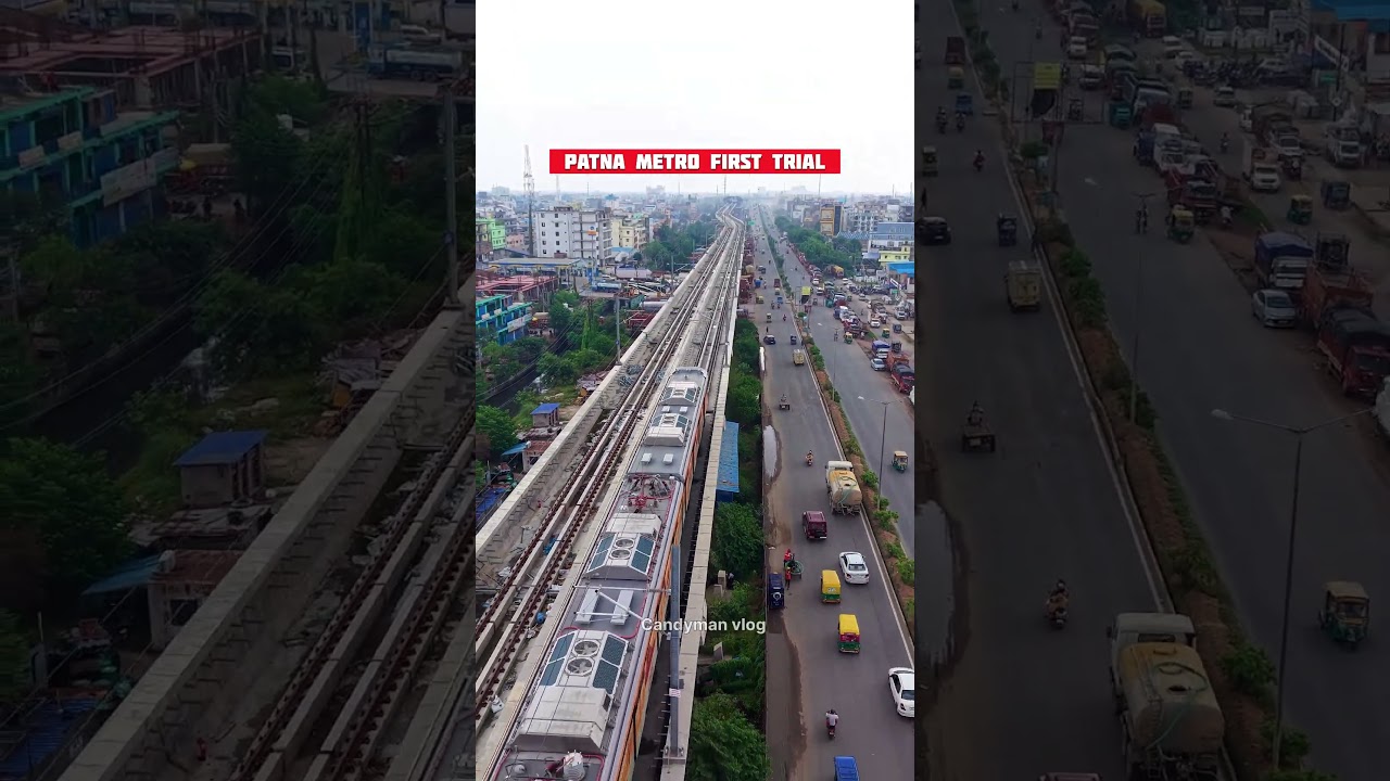 patna metro first trial #patnametro #patna #metro #shortsfeed #shortsvideo #shorts