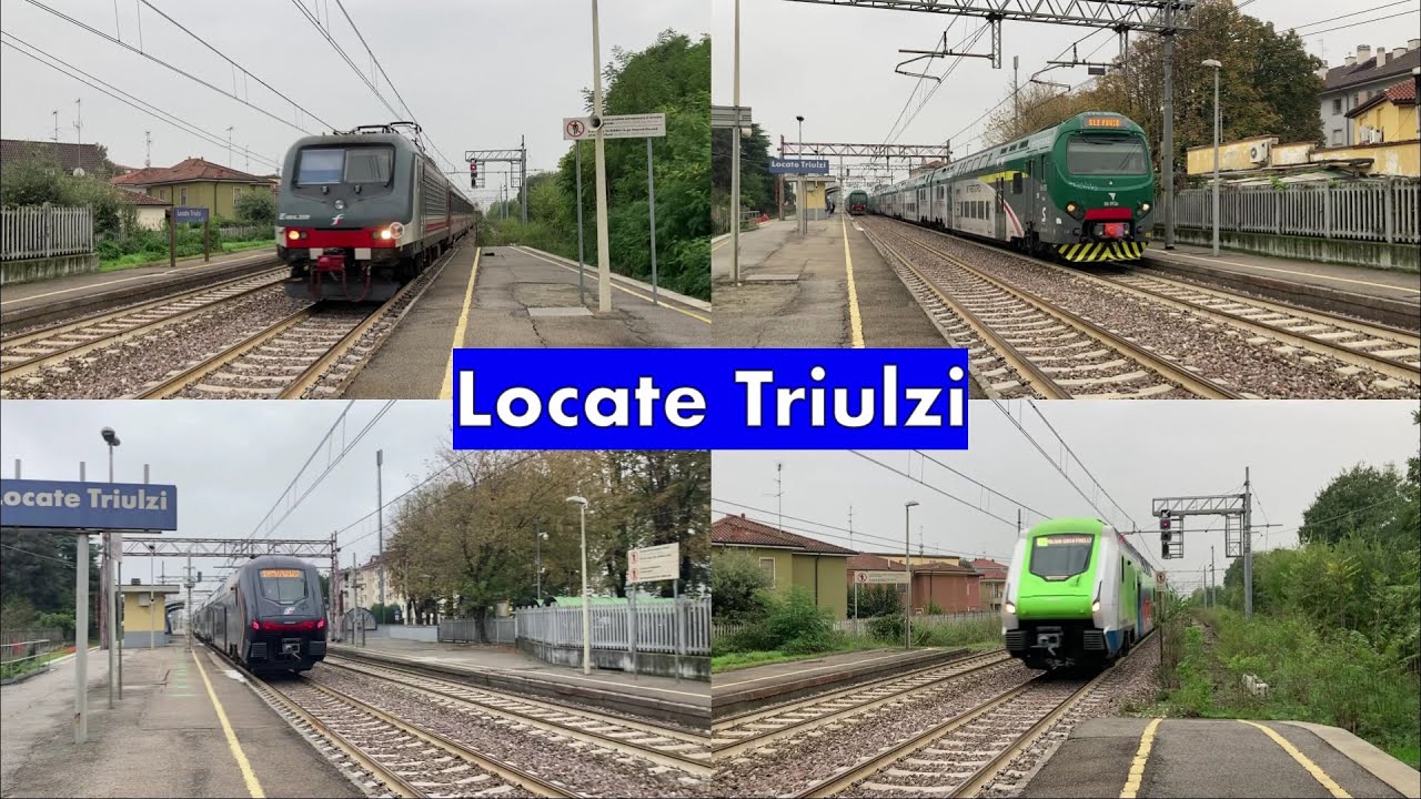 Pomeriggio e sera nella piccola stazione di LOCATE TRIULZI!
