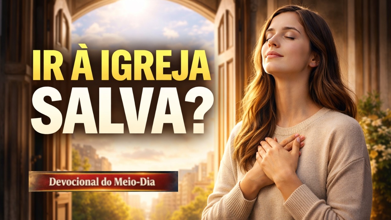 IR A IGREJA SALVA? - 06 de Março | Devocional do Meio DIA e a ORAÇÃO DO SALMOS 91