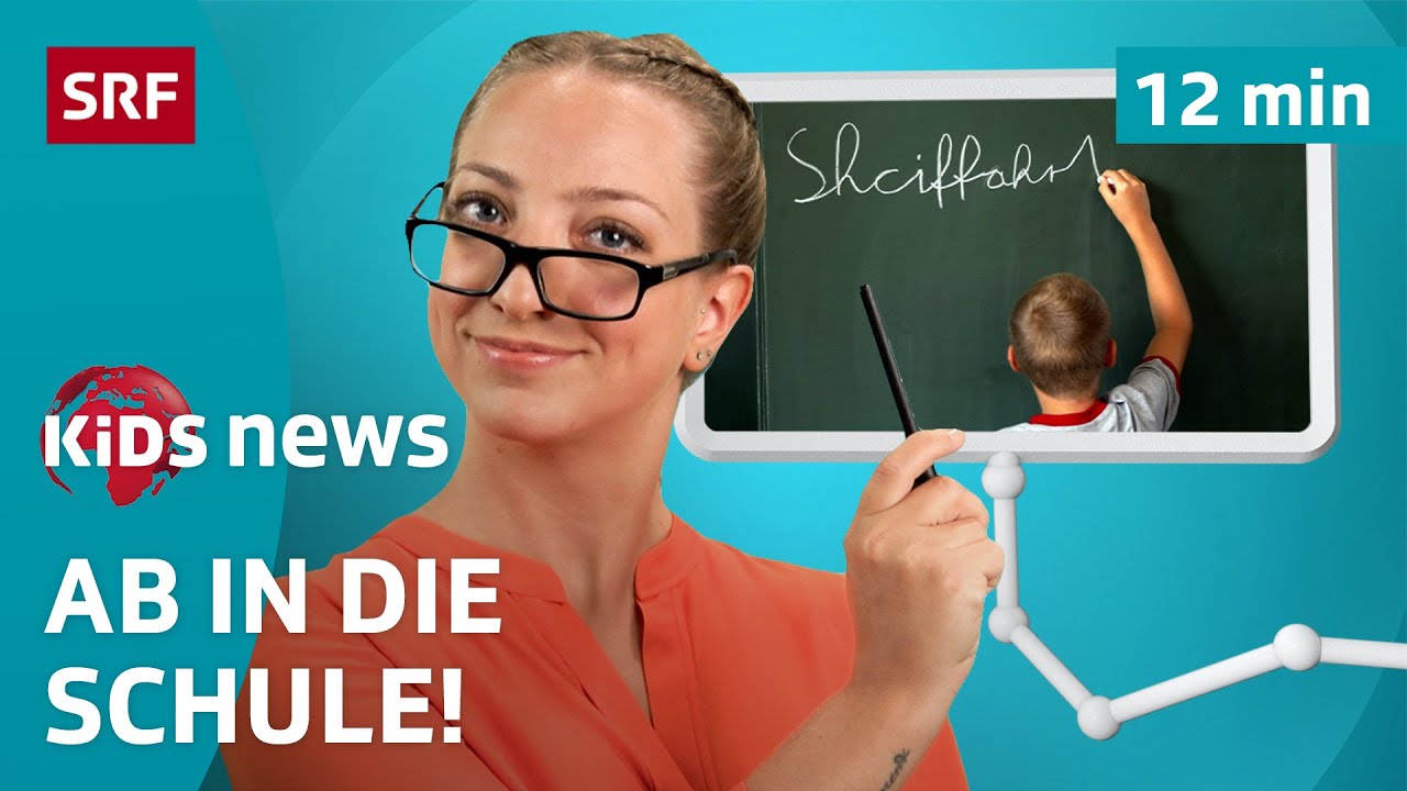 SRF Kids News: Schule früher, Schule heute – ein Vergleich | Kindervideos