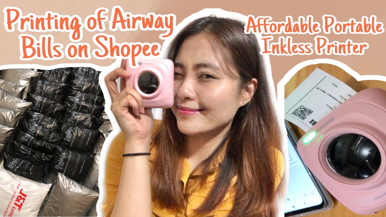 SHOPEE TIPS | How to Print Airway bills on Shopee using Mobile Phone & Paperang | Review & Tutorial