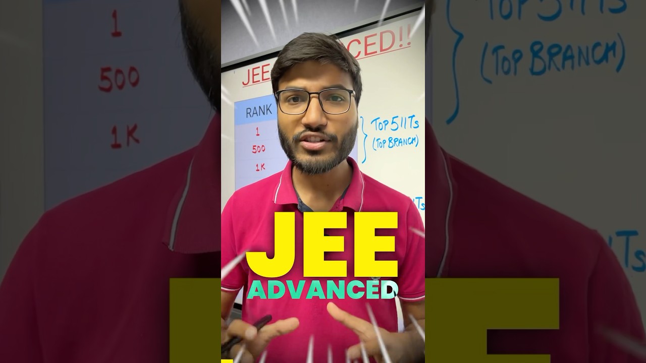 ❌JEE ADVANCED MARKS Vs RANK?!🤯 #jee #motivation