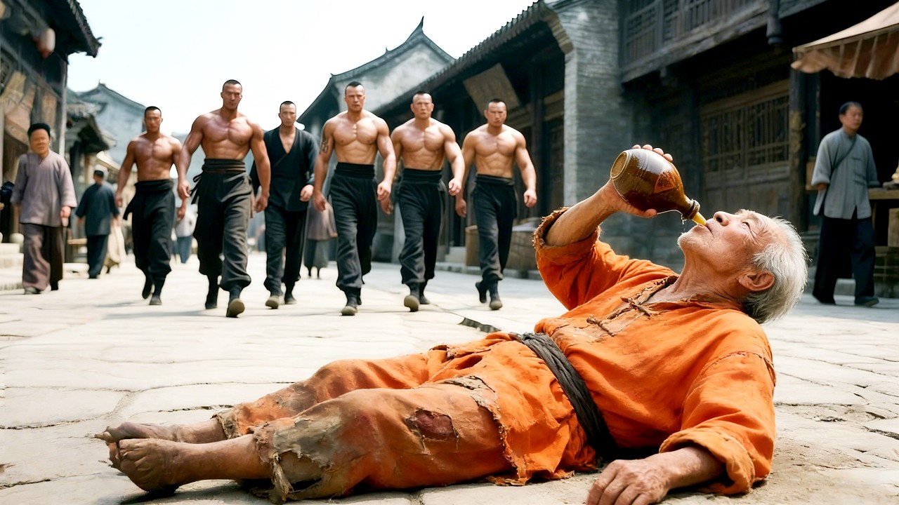 酗酒的乞丐竟是最強功夫大師，暴揍十大高手！⚔功夫 | 少林 | Kung FU