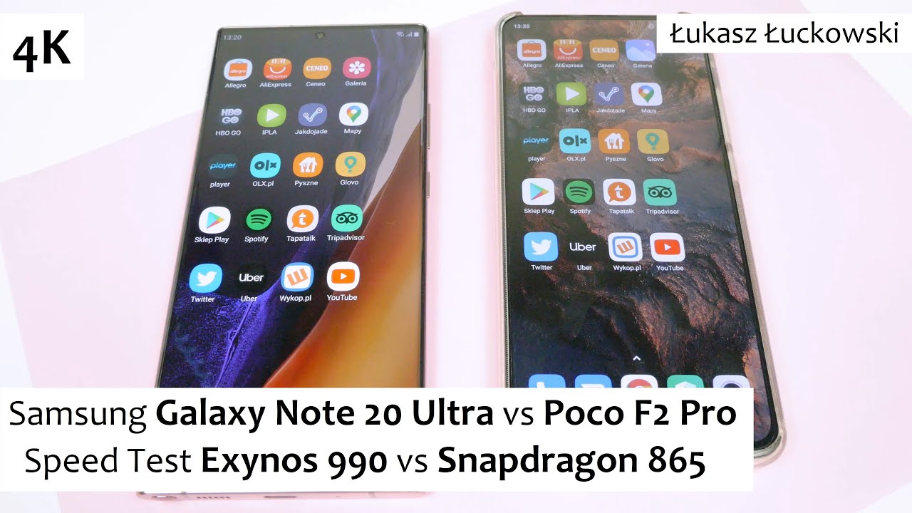 Samsung Galaxy Note 20 Ultra vs Poco F2 Pro ❗❗❗ | Speed Test | Exynos 990 vs Snapdragon 865