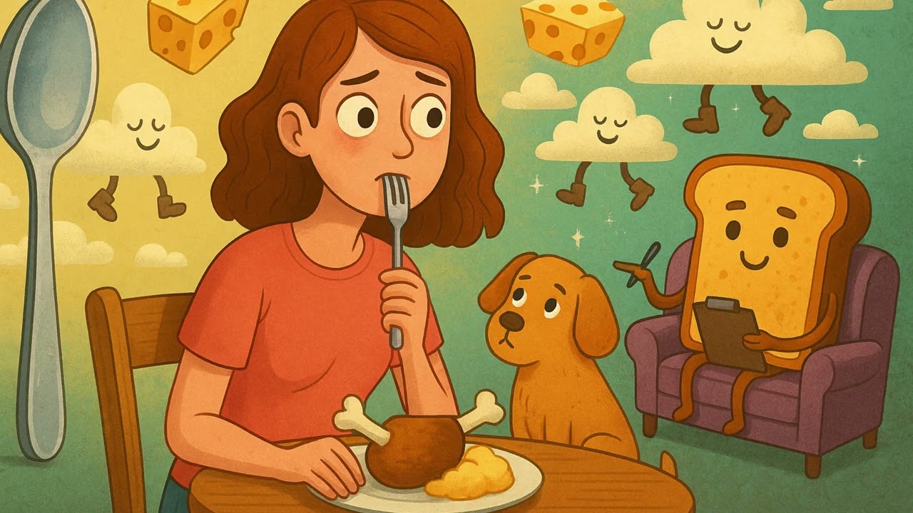 🎵 I Ate My Dog, Taste Was Good | Absurdist Dream Pop Ballad (Official Lyric Video)