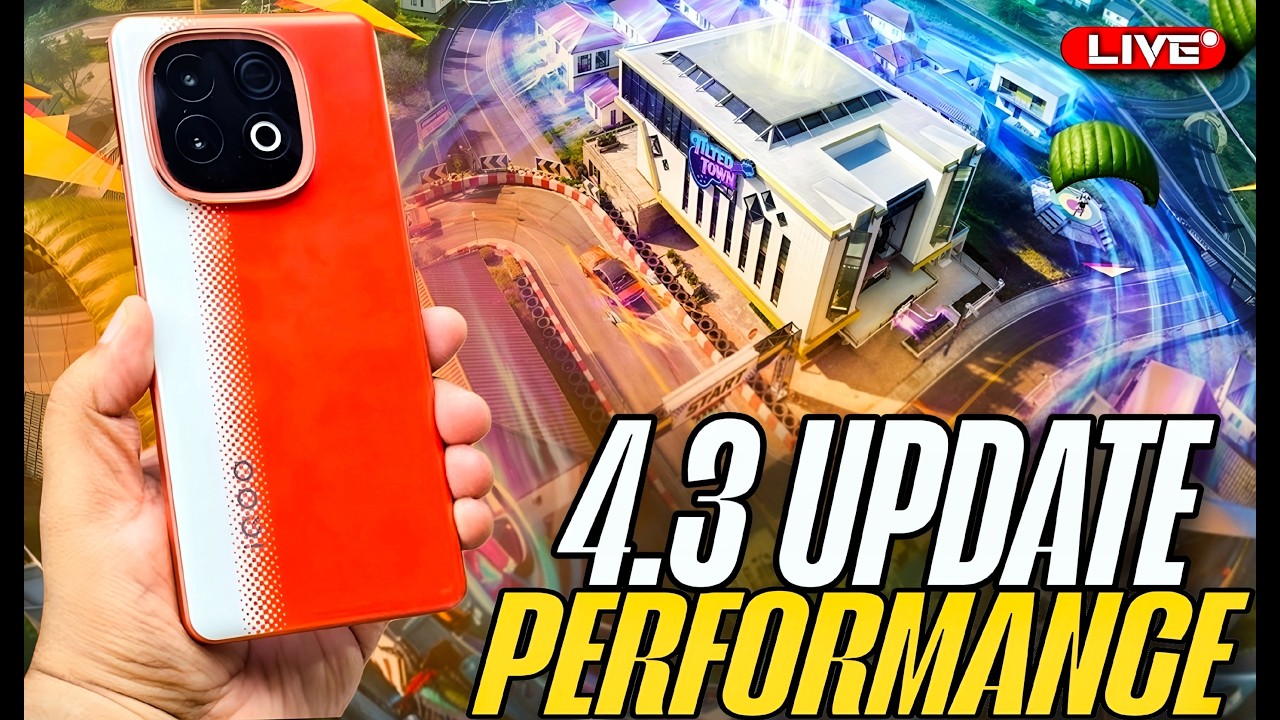 FINALLY BGMI 4.3 UPDATE IS HERE😍 ! IQOO NEO 10 120 FPS PERFORMENCE TEST 🔥#iqooneo10 #shortsfeed