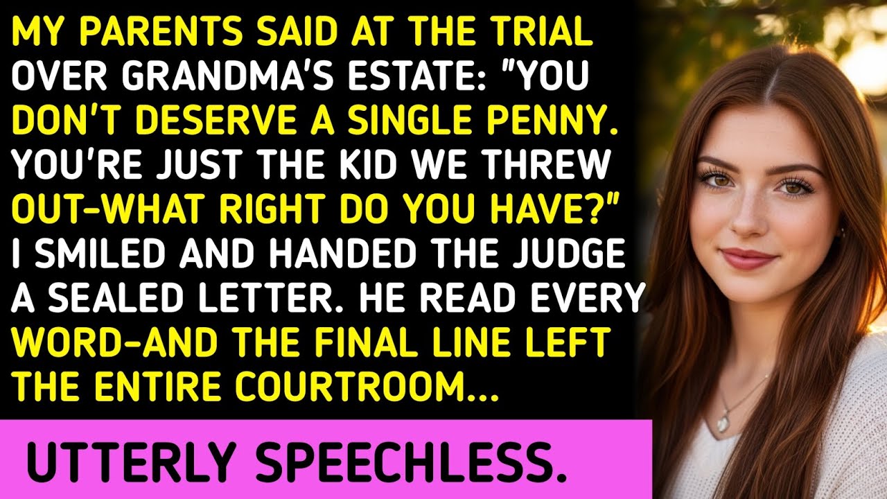 MY PARENTS SAID AT THE TRIAL OVER GRANDMA'S ESTATE: 