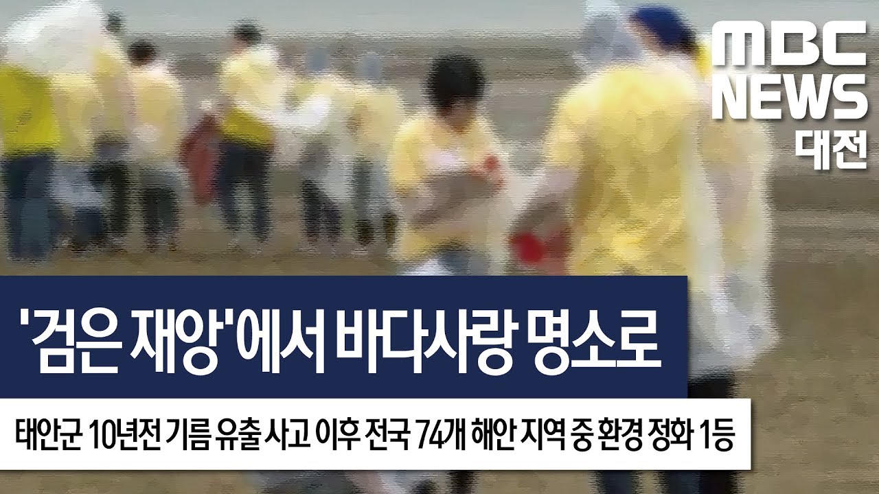 [대전MBC뉴스]'검은 재앙'에서 바다사랑 명소로