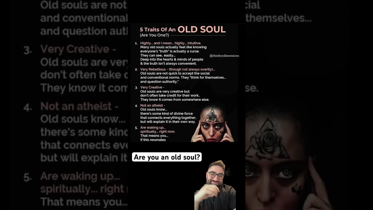 Signs of an old soul #oldsoul #spirituality