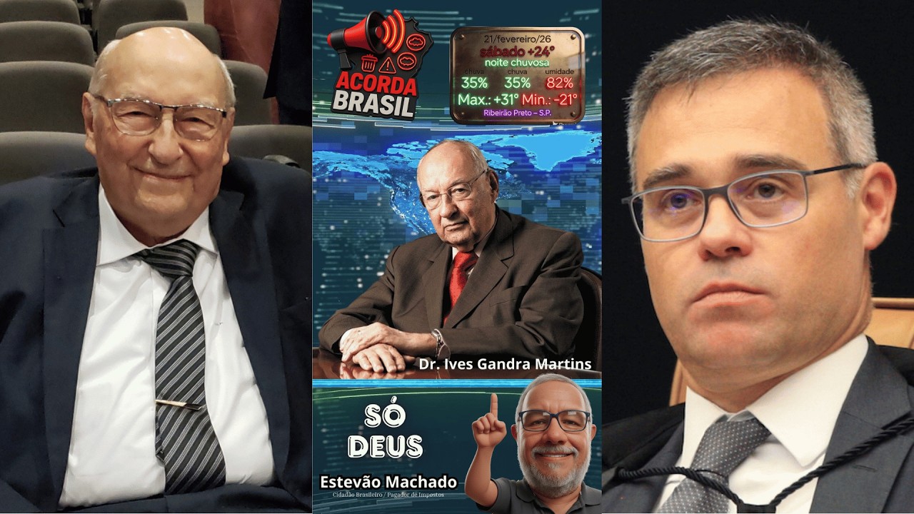 DR. IVES GANDRA MARTINS FALA SOBRE MINISTRO ANDRÉ MENDONÇA - UM DOS MELHORES MINISTROS DESTE SÉCULO