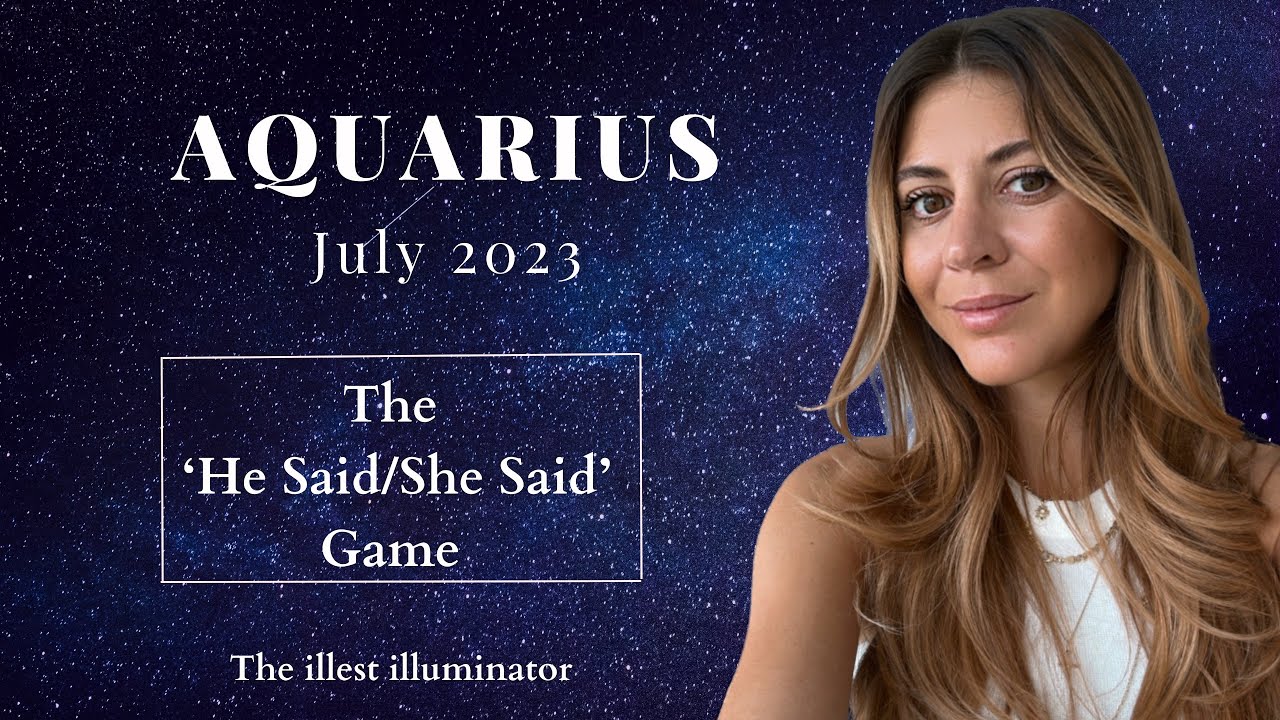 AQUARIUS ♥️ Are You Fooling Them? 🤯🤔?  Love Messages July 2023 Tarot