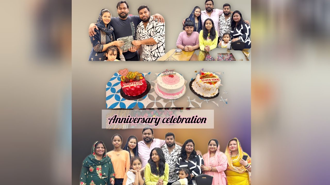 Today we celebrate 🥂 Our Anniversary ✨