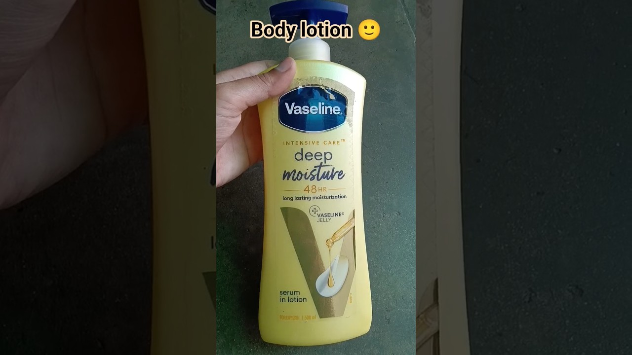 Vaseline deep moisture 48HR Body lotion.😊 #moisturize #shorts