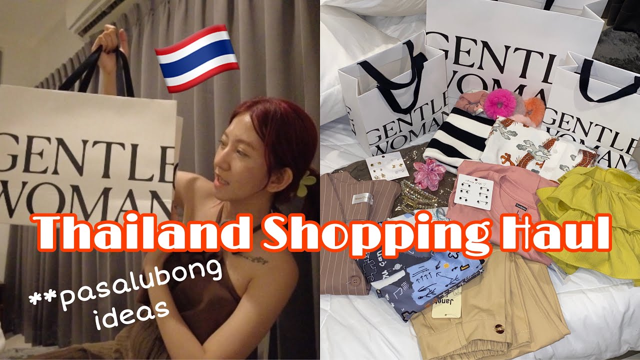 Thailand Vlog 10 🇹🇭 PASALUBONG IDEAS • Thailand Shopping Haul 🛍️ (Platinum Mall & Pratunam Market)