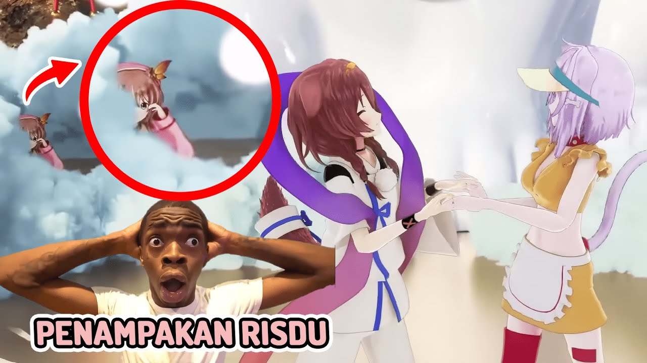 Risu Baru Nyadar Dia Ngintip Okayu Sama Korone Pas Countdown Stream [Ayunda Risu | Hololive ID]