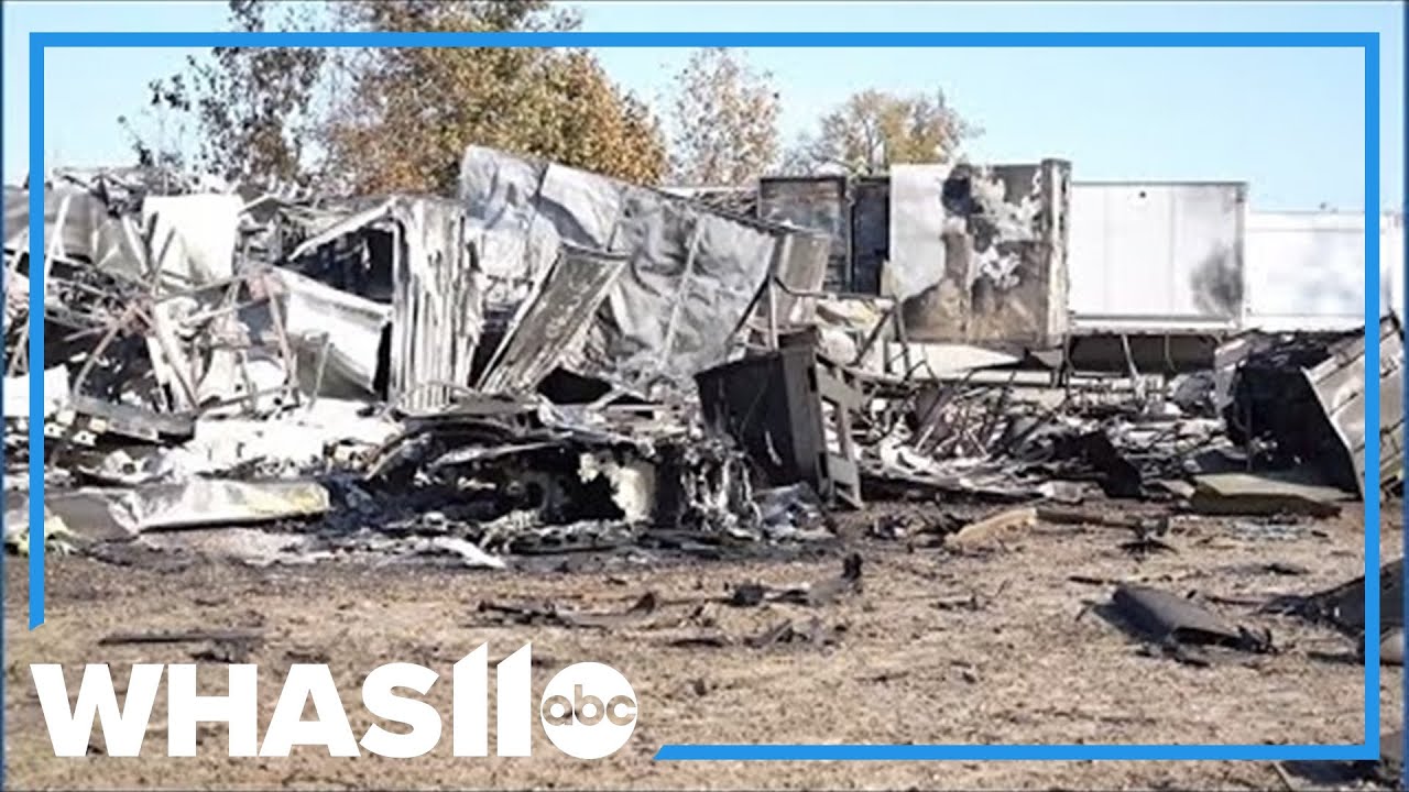 State, local officials get first look at UPS plane crash site in Louisville