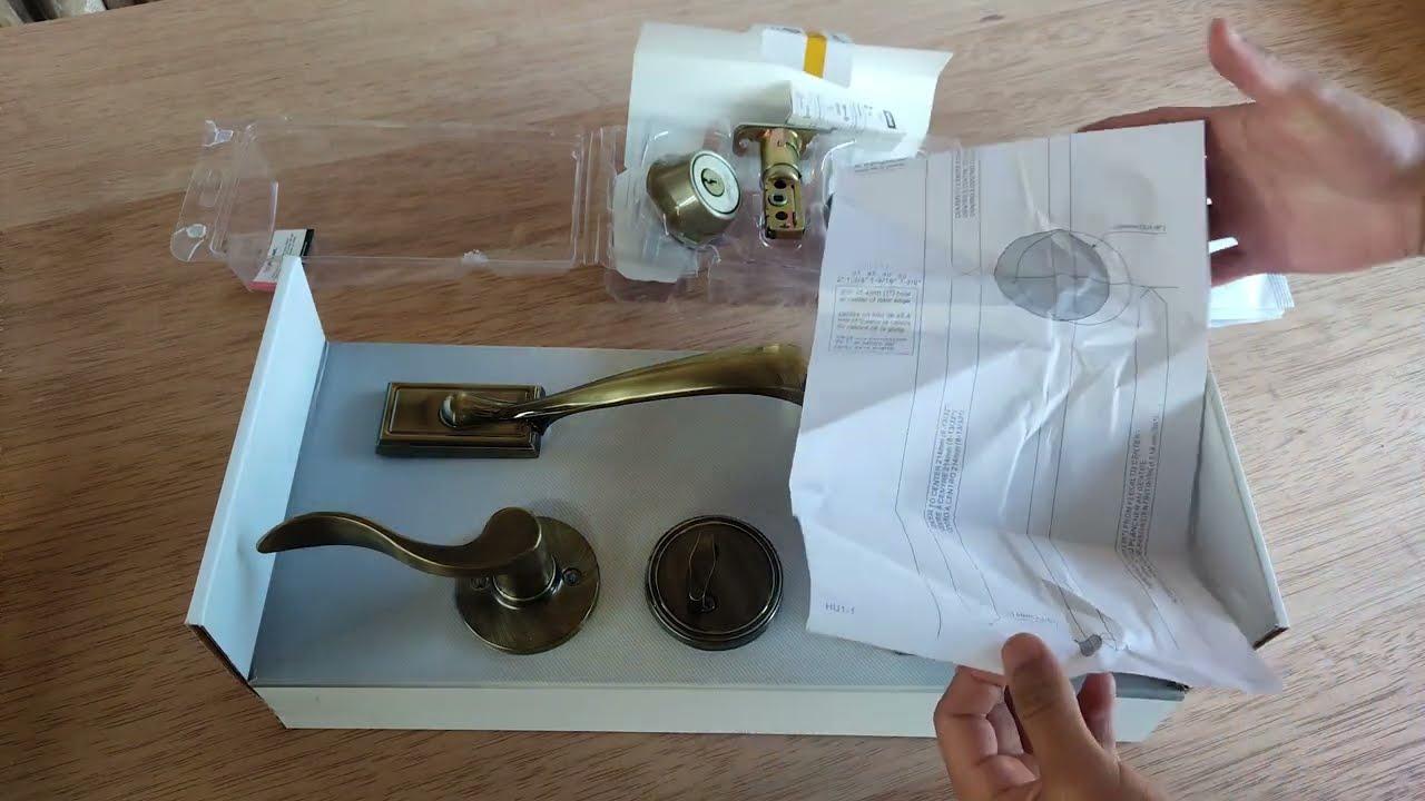 INSTALACIÓN DE CERRADURA Y CHAPA PRINCIPAL KWIKSET